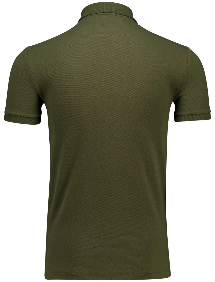 Polo Ralph Lauren Slim Fit polo groen pique katoen
