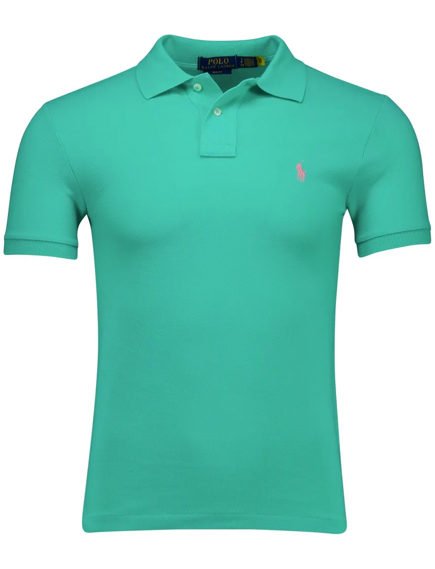 Polo Ralph Lauren Slim Fit polo sunset green pique