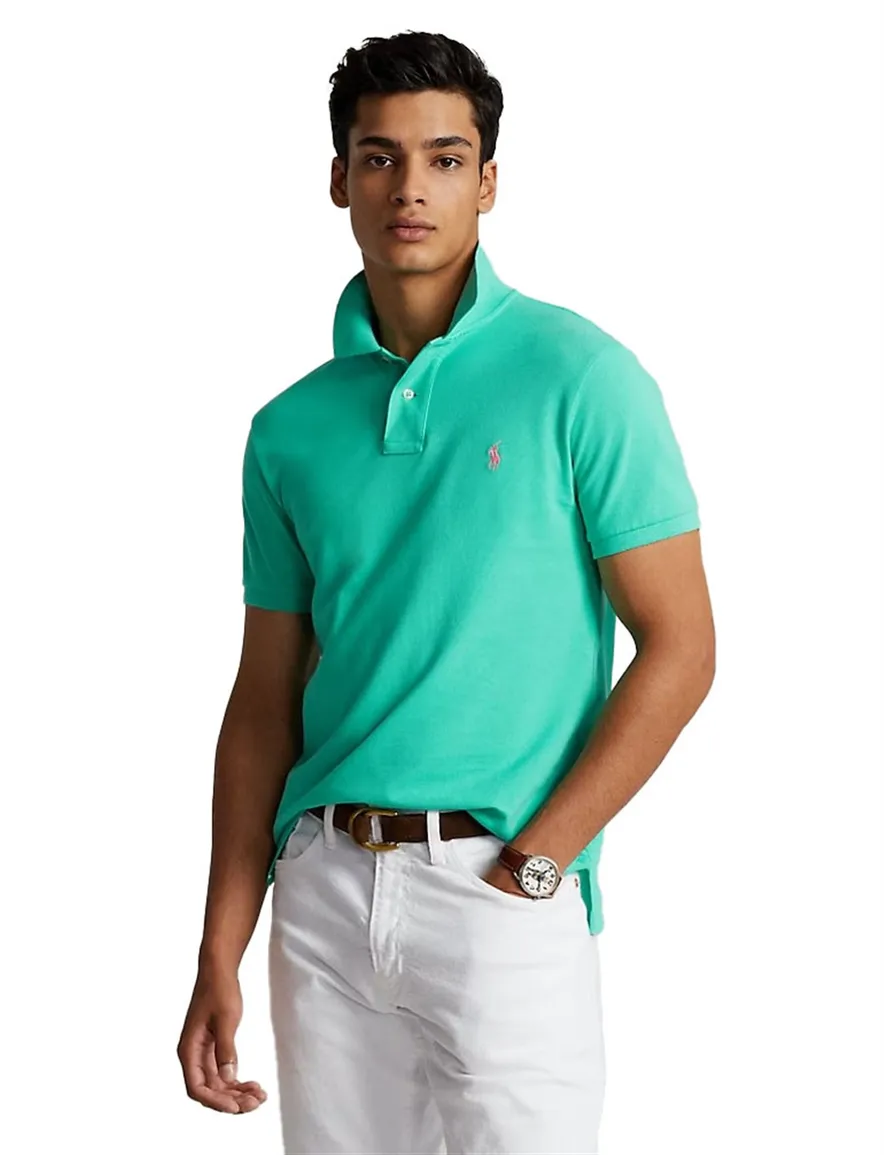 Polo Ralph Lauren Slim Fit polo sunset green pique