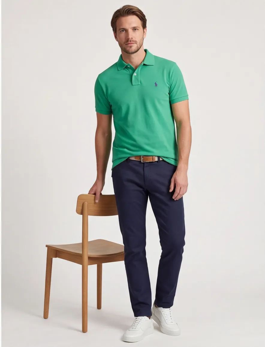 Polo Ralph Lauren polo klassiek effen groen