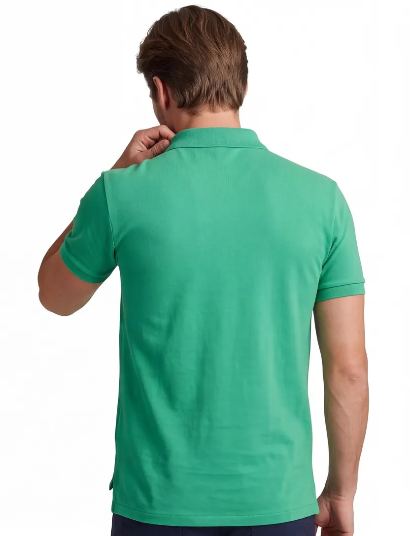 klassiek Polo Ralph Lauren polo effen groen