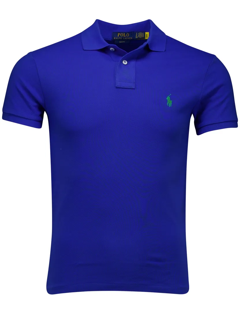 blauw effen Polo Ralph Lauren polo