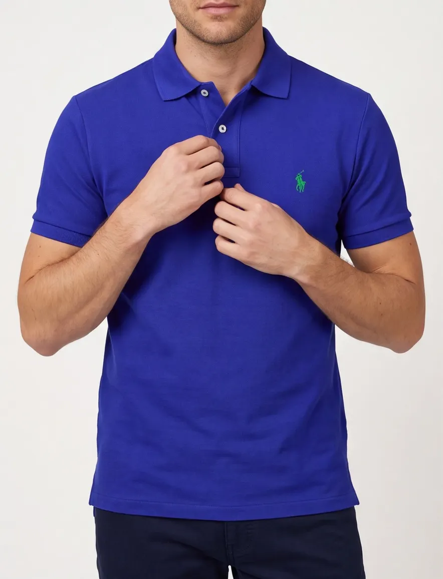 Polo Ralph Lauren polo effen blauw