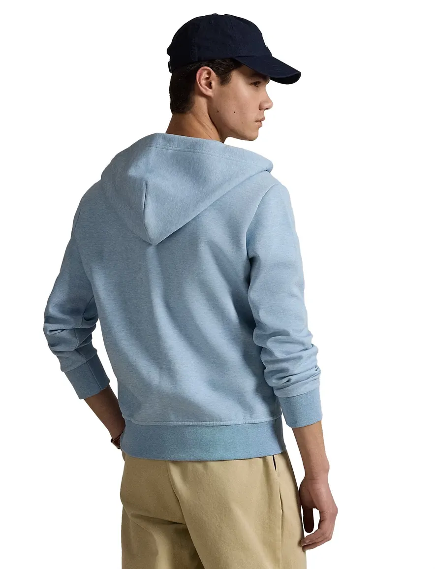 katoenen Polo Ralph Lauren vest lichtblauw gemeleerd