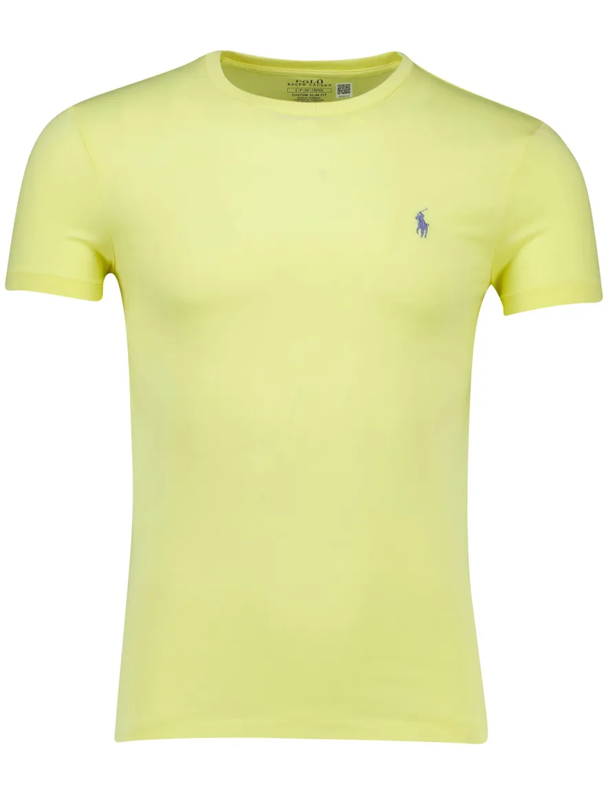 Polo Ralph Lauren custom slim fit t-shirt geel