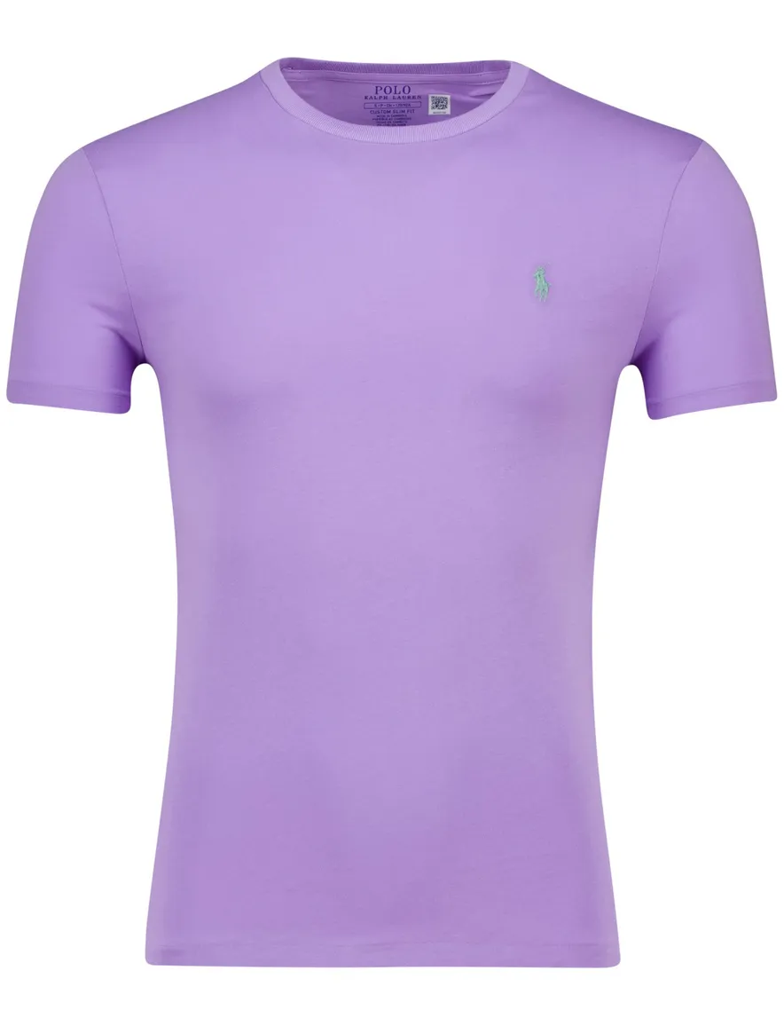 Polo Ralph Lauren custom slim fit t-shirt paars