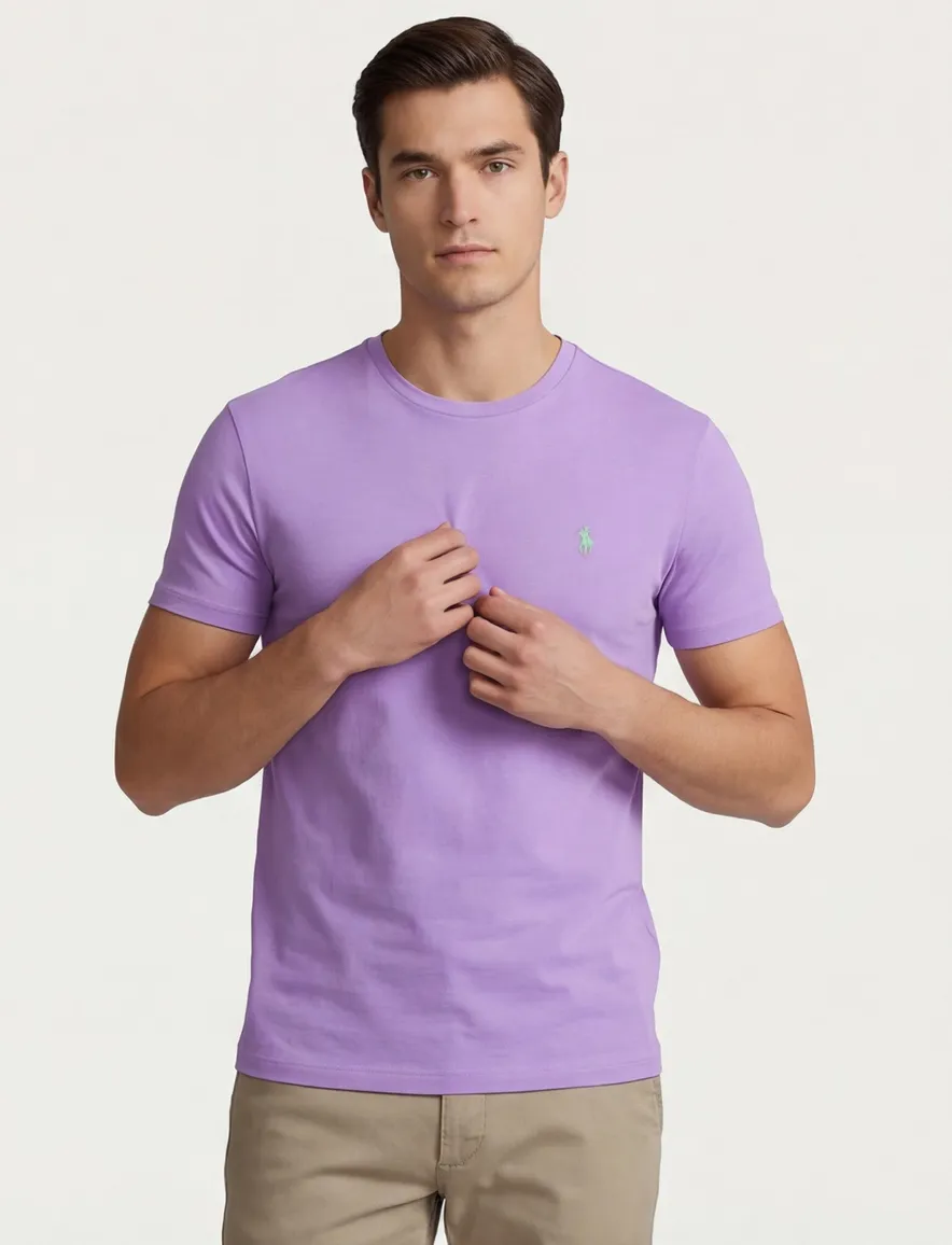 Polo Ralph Lauren custom slim fit t-shirt paars