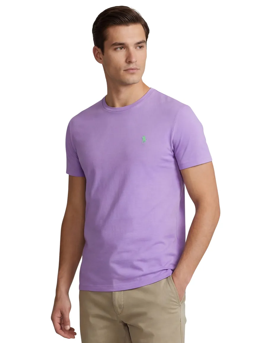 Polo Ralph Lauren custom slim fit t-shirt paars