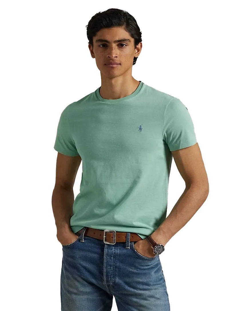 groen Polo Ralph Lauren T-shirt effen