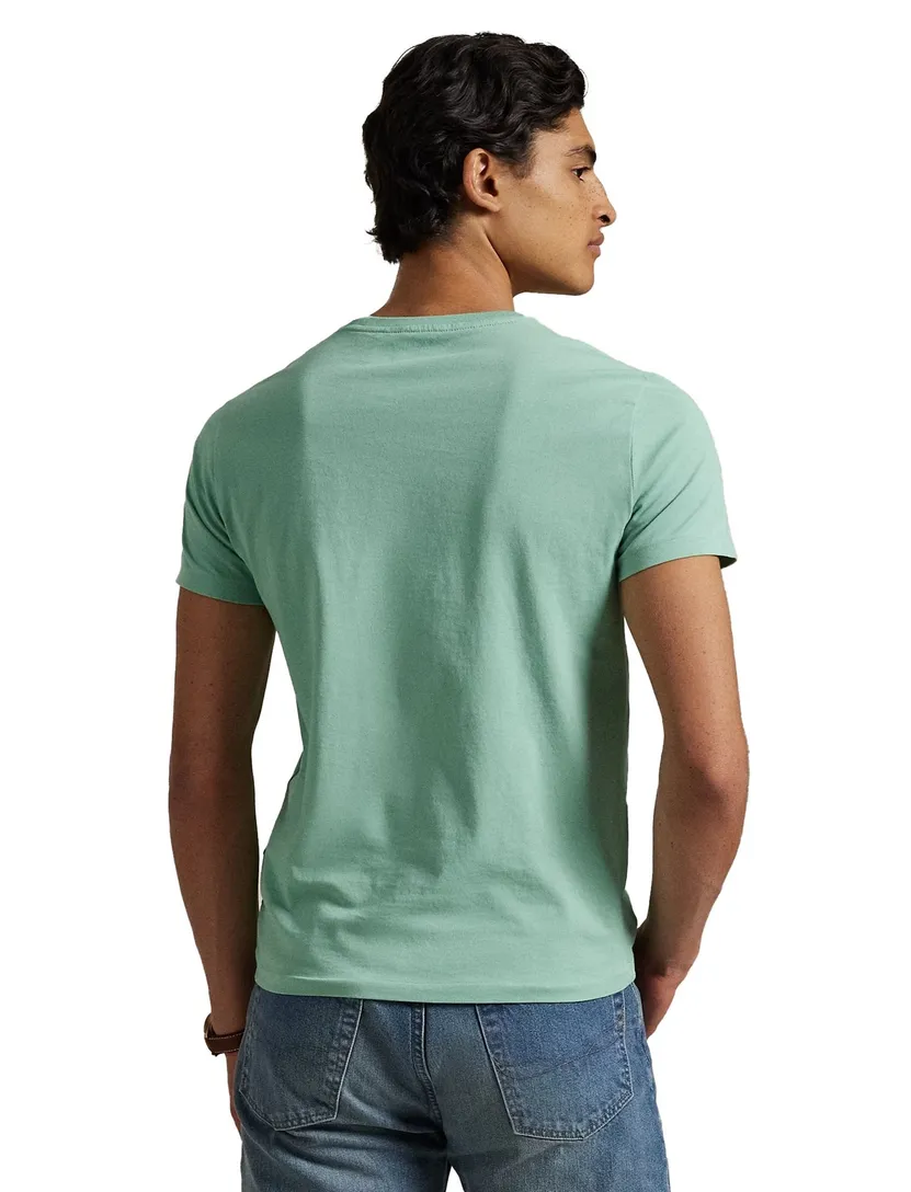 groen Polo Ralph Lauren T-shirt effen