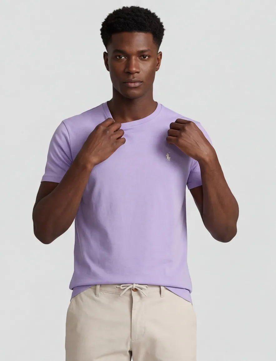 Polo Ralph Lauren classic fit t-shirt paars katoen