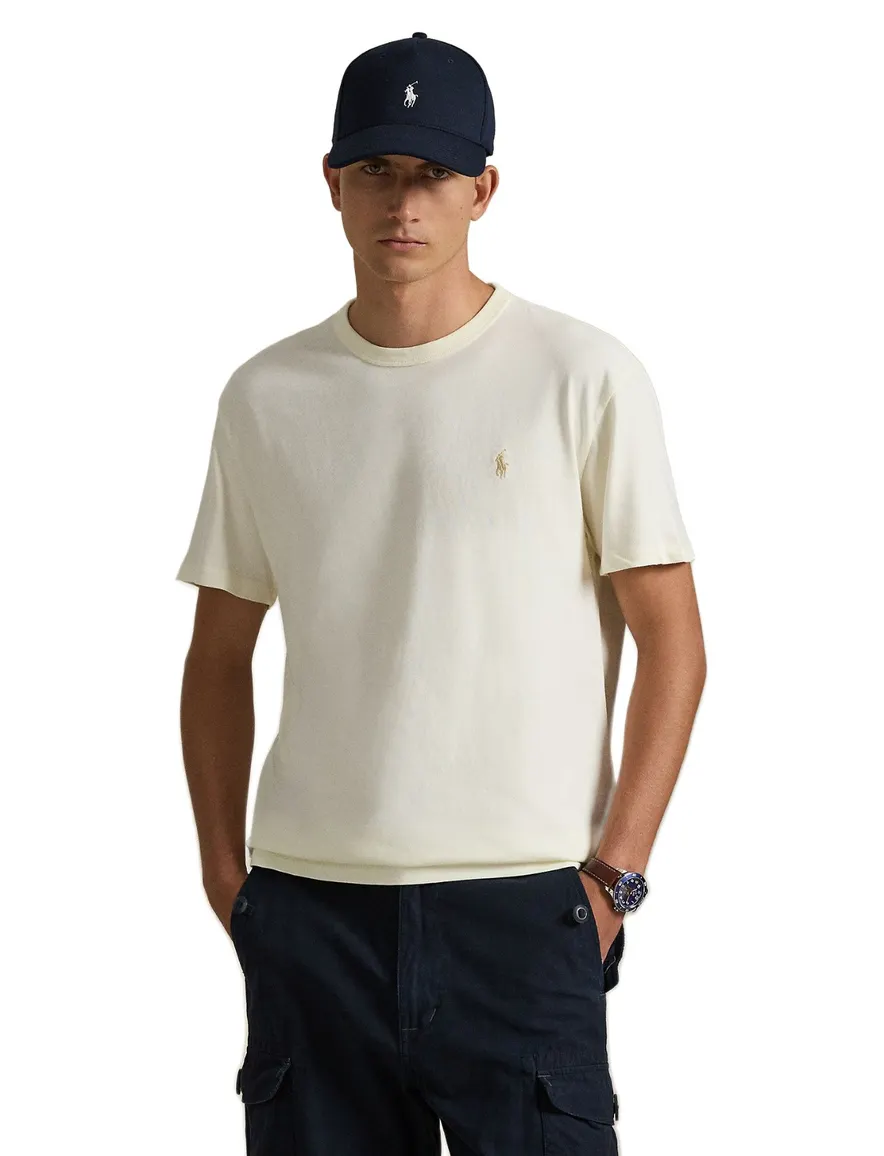 Polo Ralph Lauren wijde fit t-shirt crème katoen