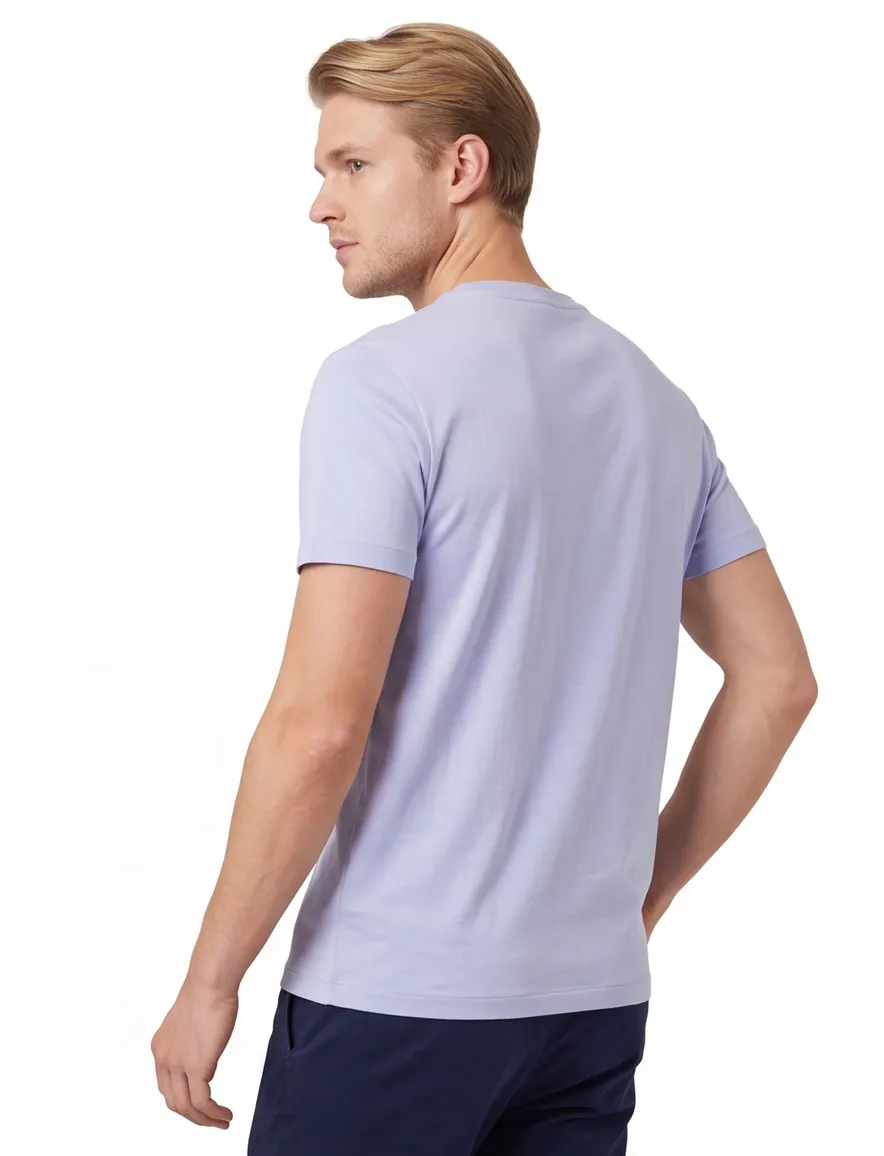 Polo Ralph Lauren custom slim fit t-shirt blauw