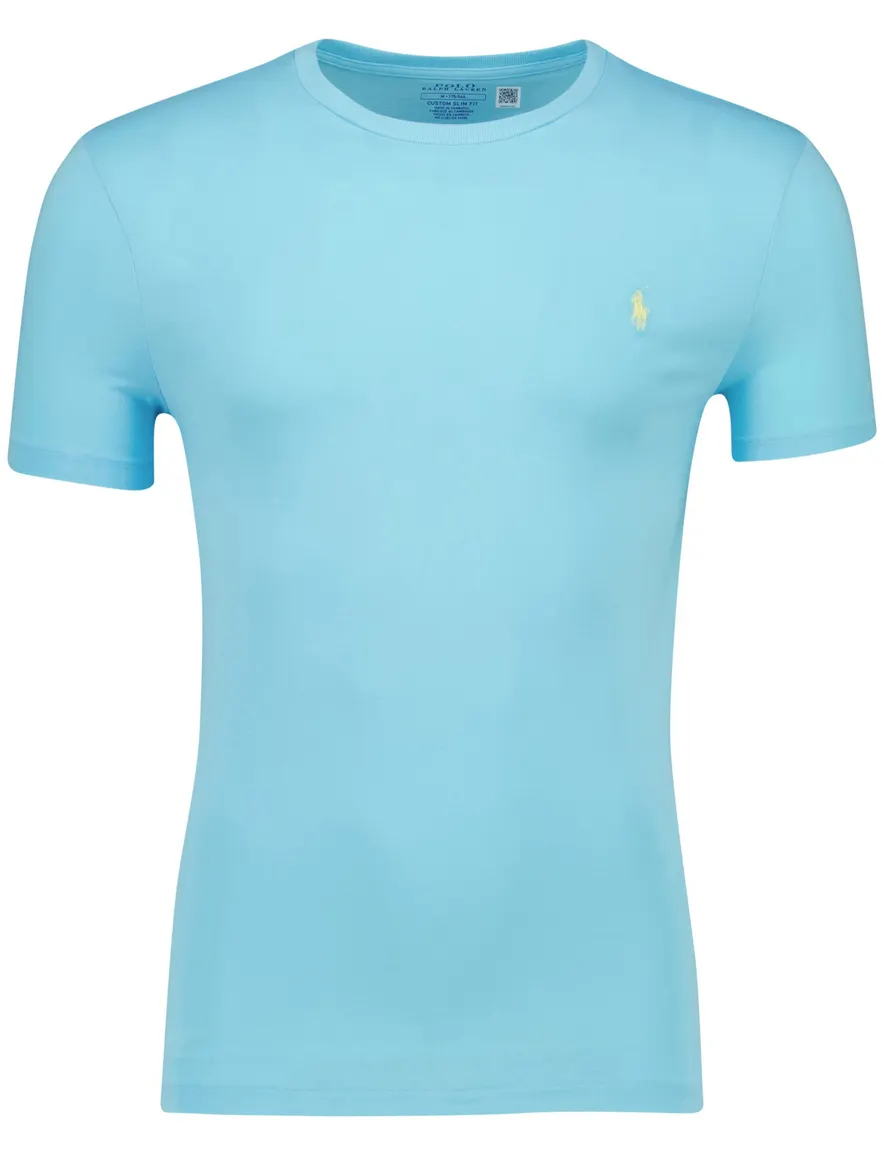 Polo Ralph Lauren custom slim fit tee turquoise