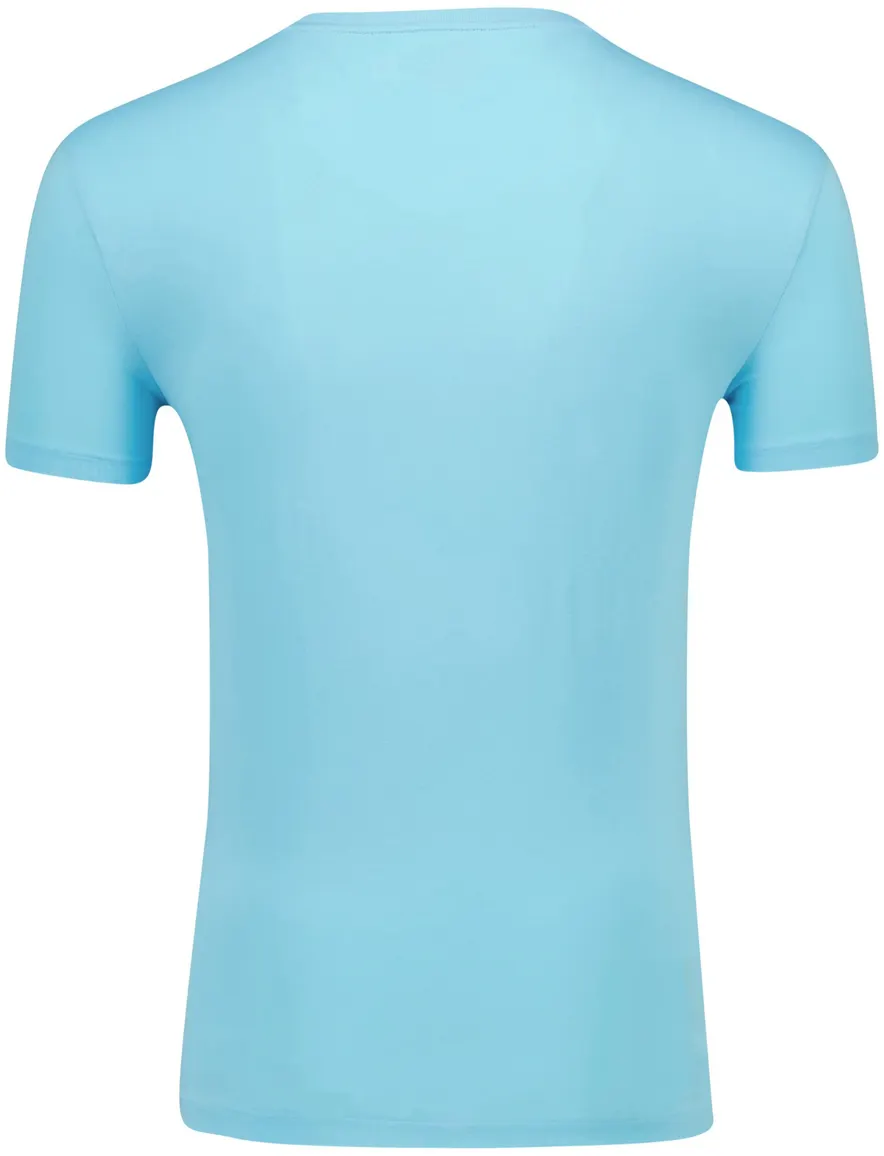 Polo Ralph Lauren custom slim fit tee turquoise