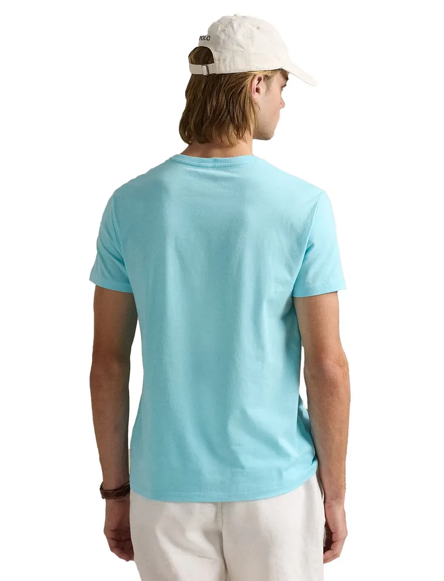 Polo Ralph Lauren custom slim fit tee turquoise
