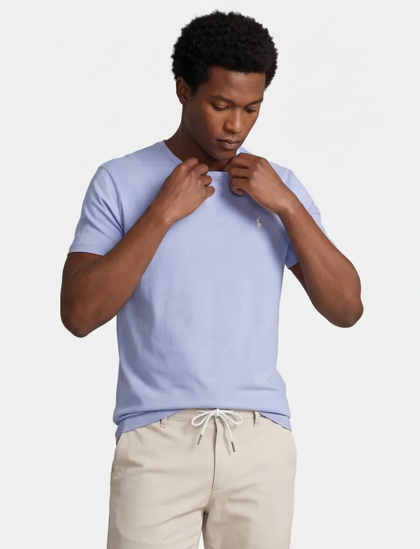 Polo Ralph Lauren t-shirt blauw ronde hals korte mouw