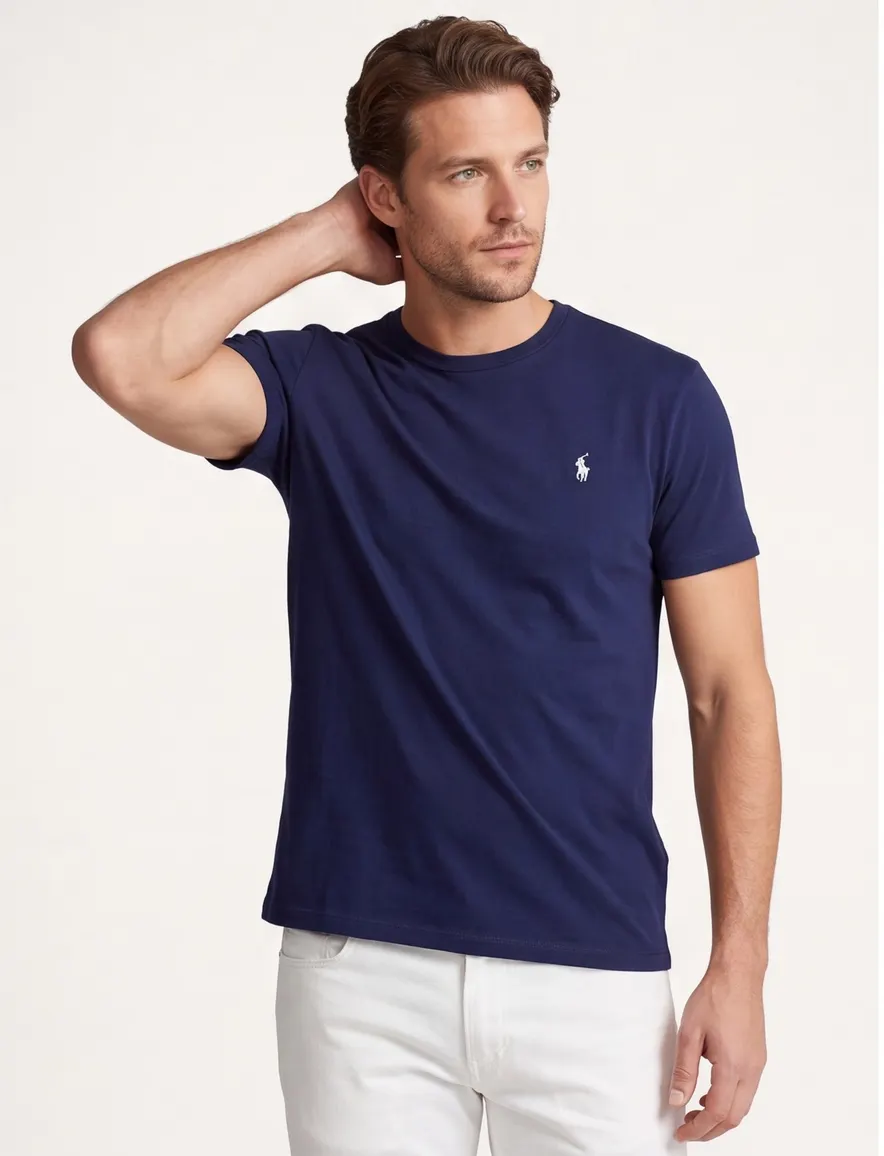 Polo Ralph Lauren classic fit t-shirt donkerblauw