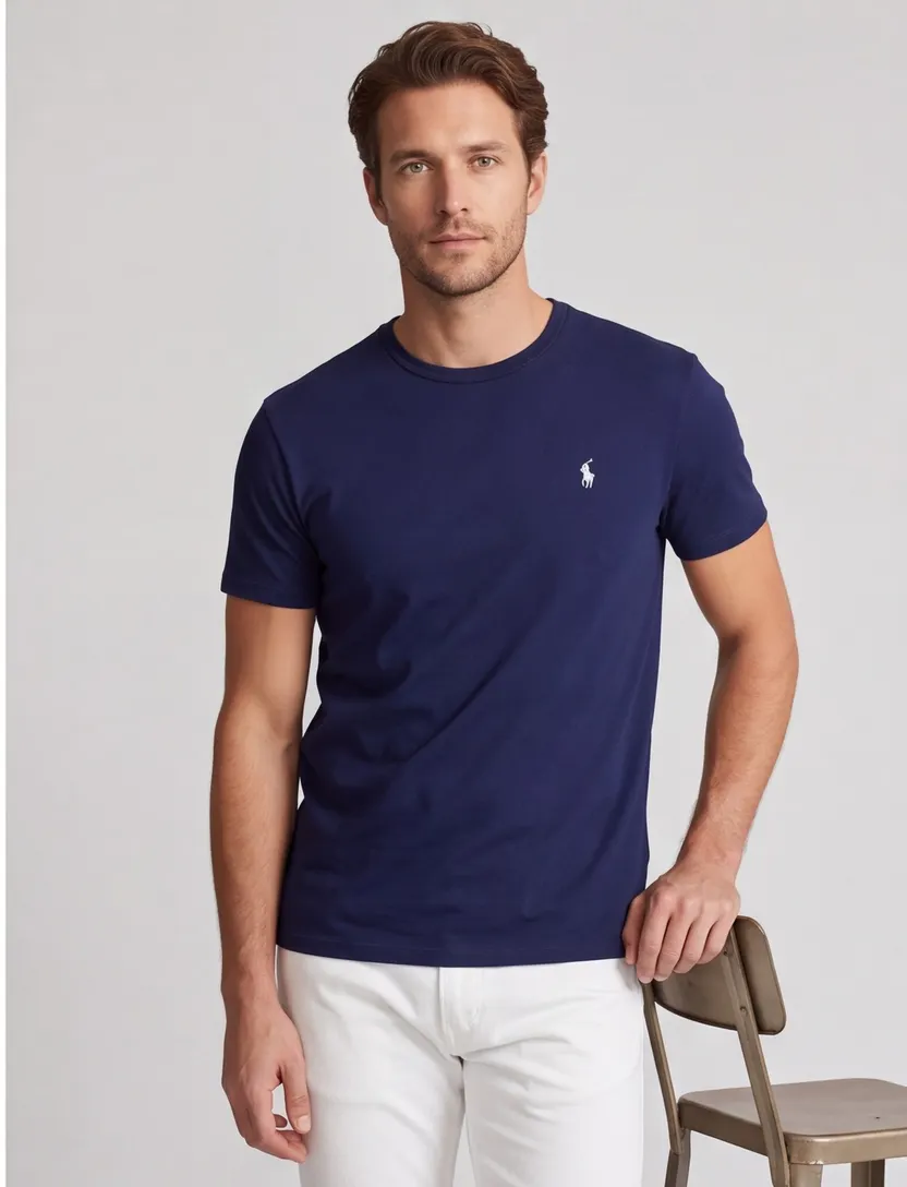 Polo Ralph Lauren classic fit t-shirt donkerblauw