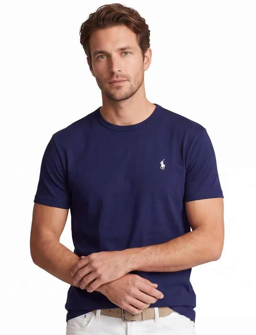 Polo Ralph Lauren classic fit t-shirt donkerblauw