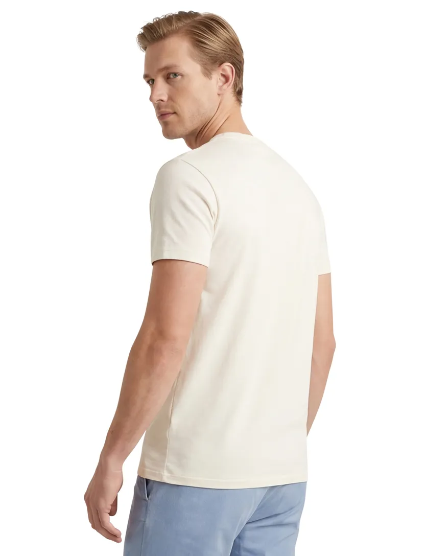 Polo Ralph Lauren t-shirt ecru bear normale fit