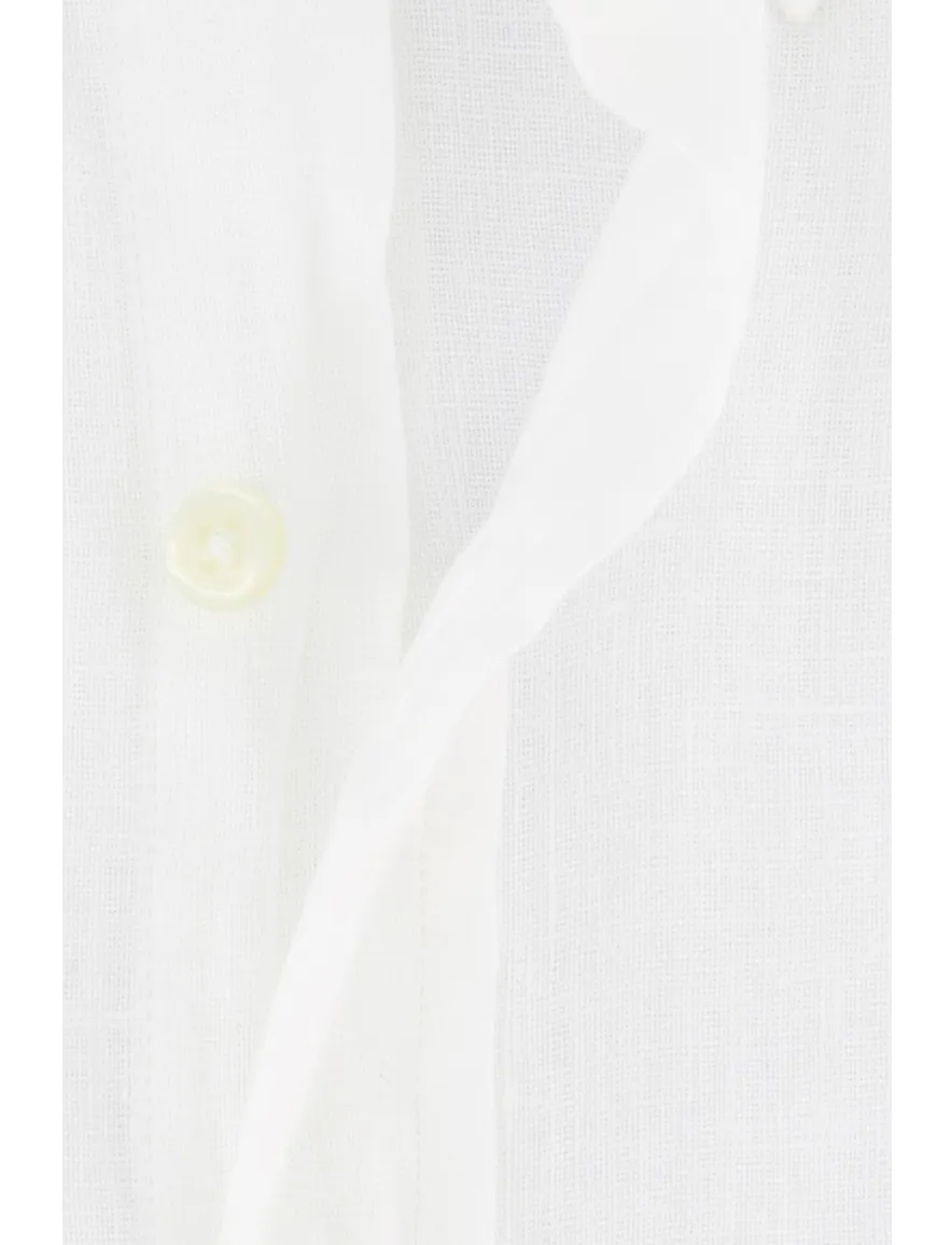 Polo Ralph Lauren overhemd wit slim fit 100% linnen