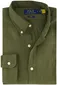 Polo Ralph Lauren overhemd mosgroen linnen button-down