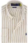 Polo Ralph Lauren overhemd beige wit linnen button-down