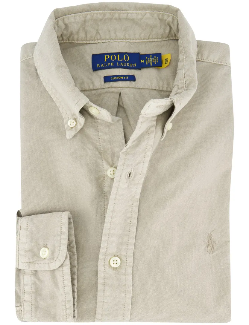 new olive overhemd Polo Ralph Lauren