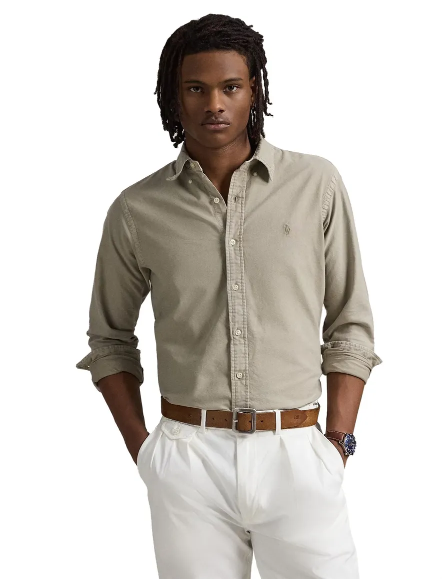 Polo Ralph Lauren new olive overhemd