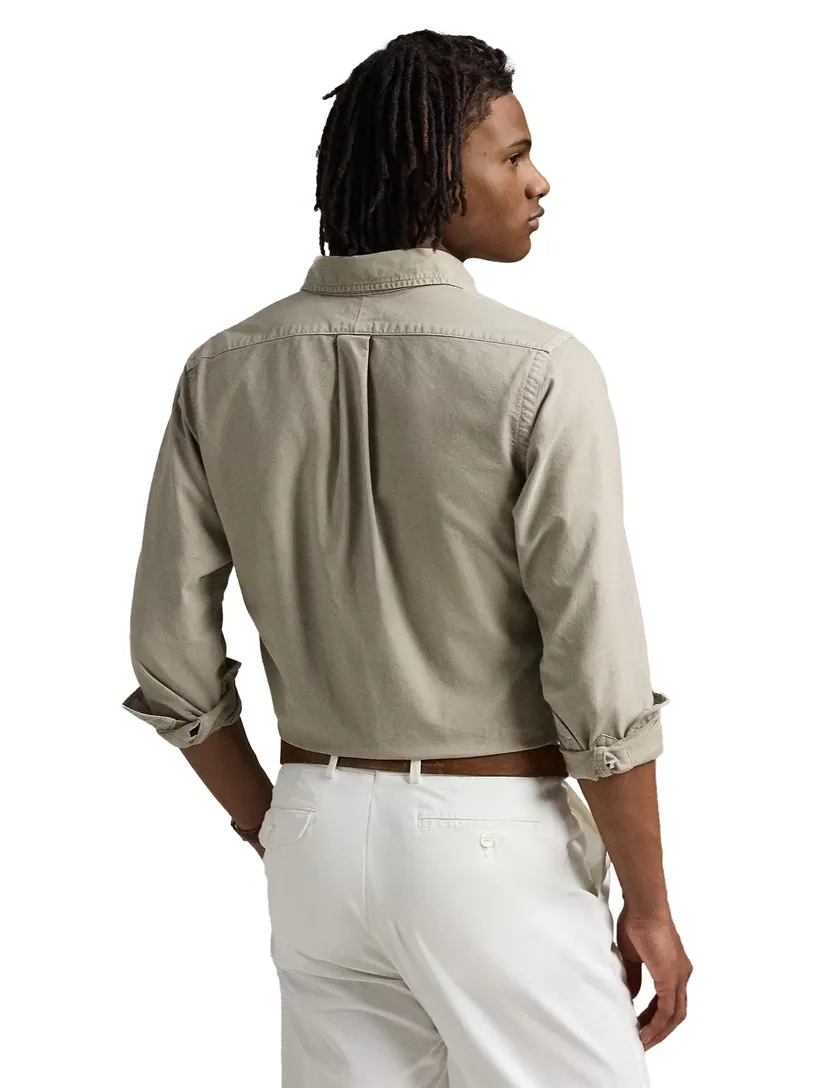 new olive overhemd Polo Ralph Lauren