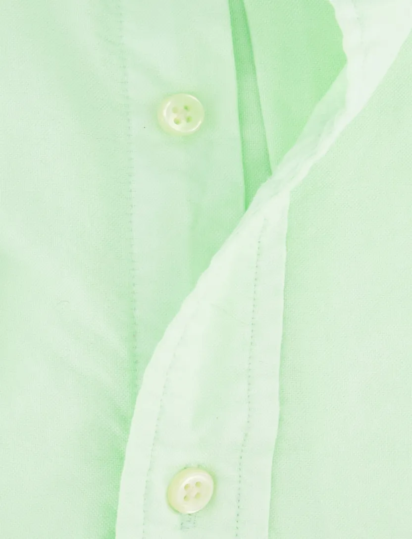 Polo Ralph Lauren overhemd groen custom fit effen