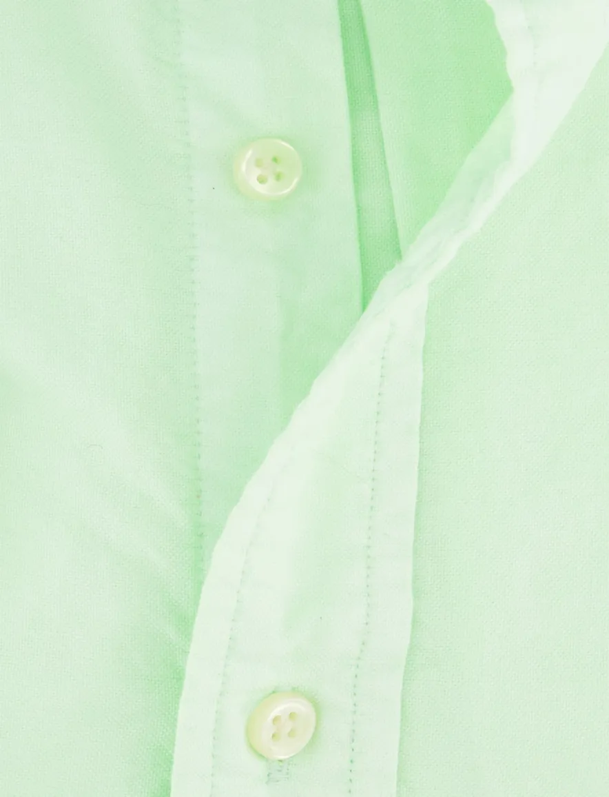 Polo Ralph Lauren overhemd groen custom fit lange mouw