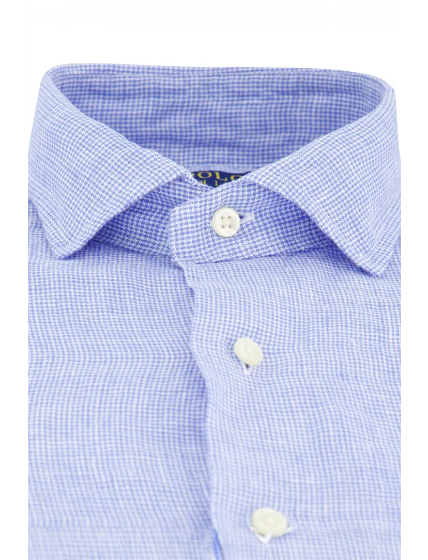 Polo Ralph Lauren Custom Fit overhemd blauw wit