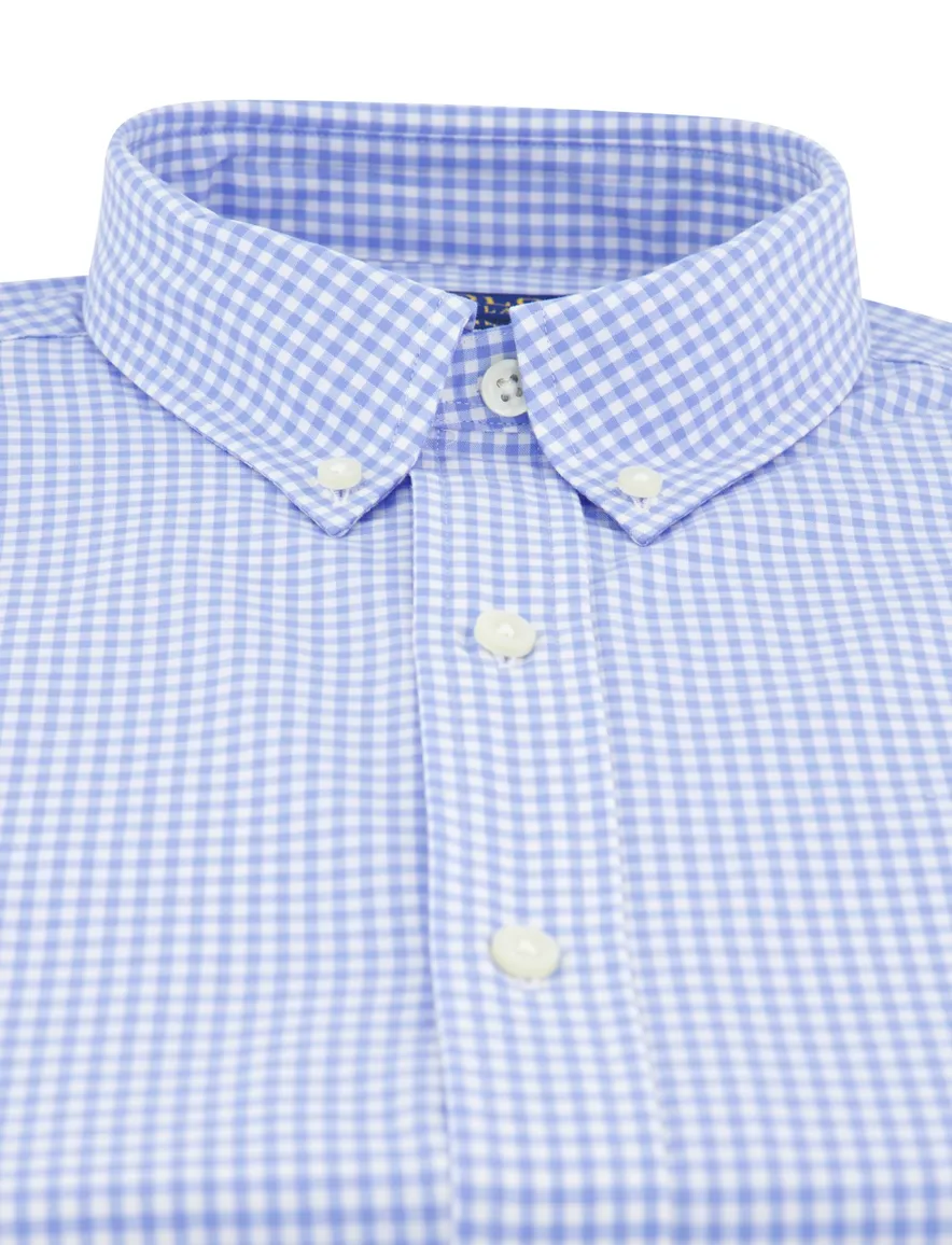 Polo Ralph Lauren overhemd blauw wit slim fit