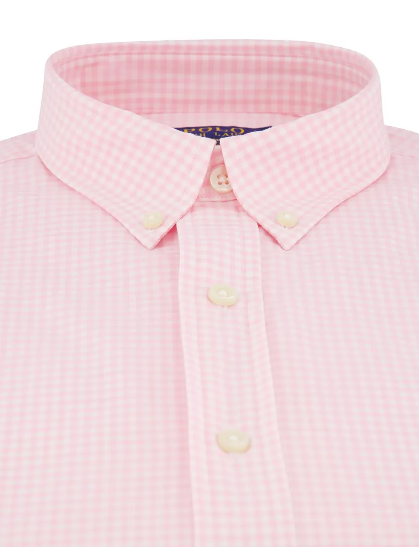 Polo Ralph Lauren overhemd roze slim fit geruit
