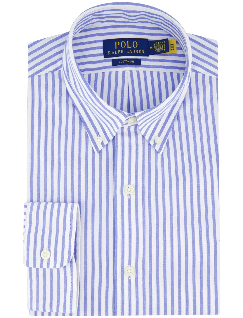 Polo Ralph Lauren overhemd blauw wit gestreept