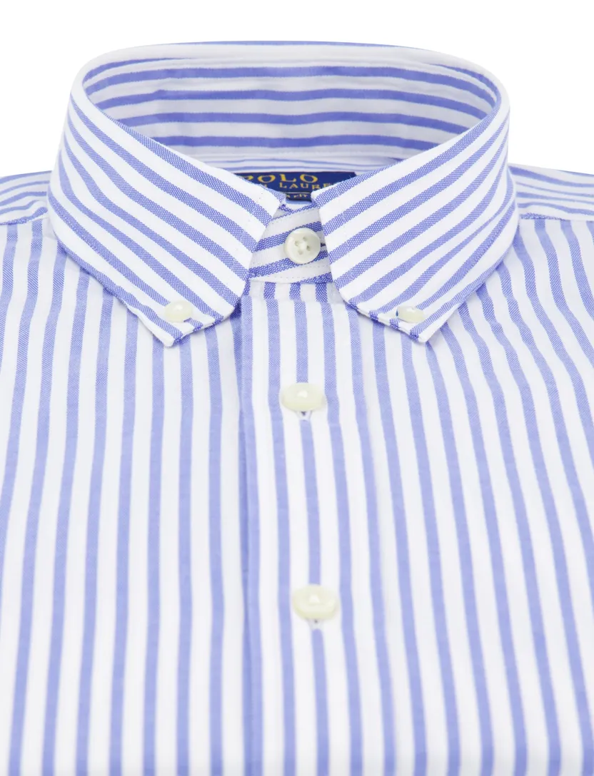 Polo Ralph Lauren overhemd blauw wit gestreept