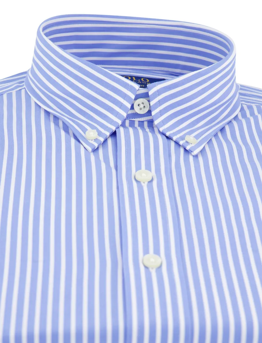 Polo Ralph Lauren overhemd blauw wit gestreept