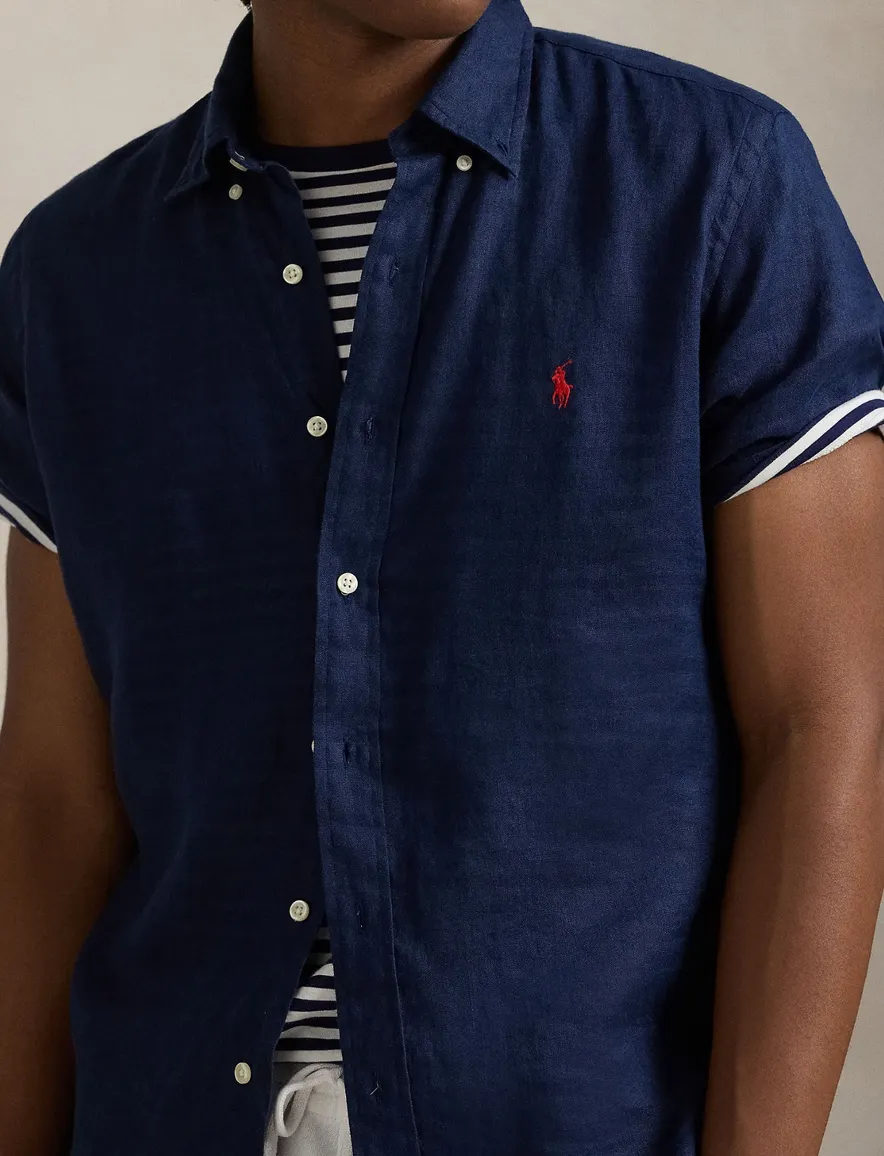 Polo Ralph Lauren Custom Fit overhemd navy