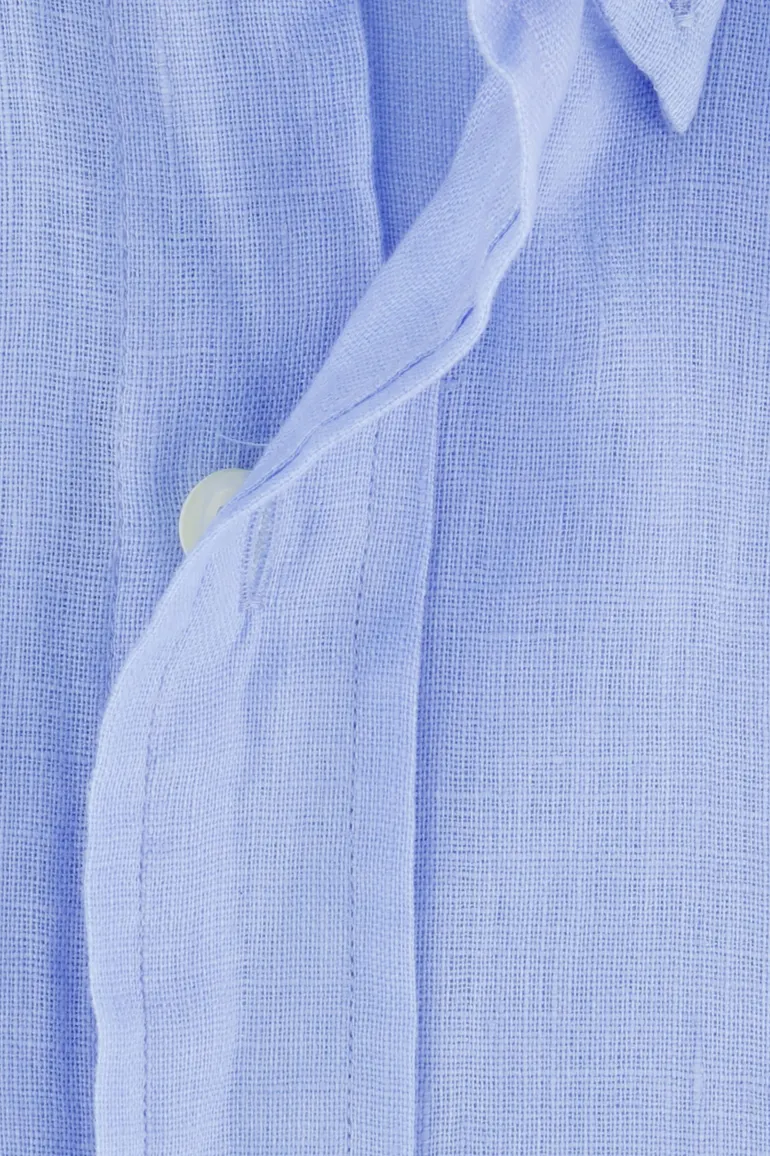 Polo Ralph Lauren overhemd korte mouw blauw