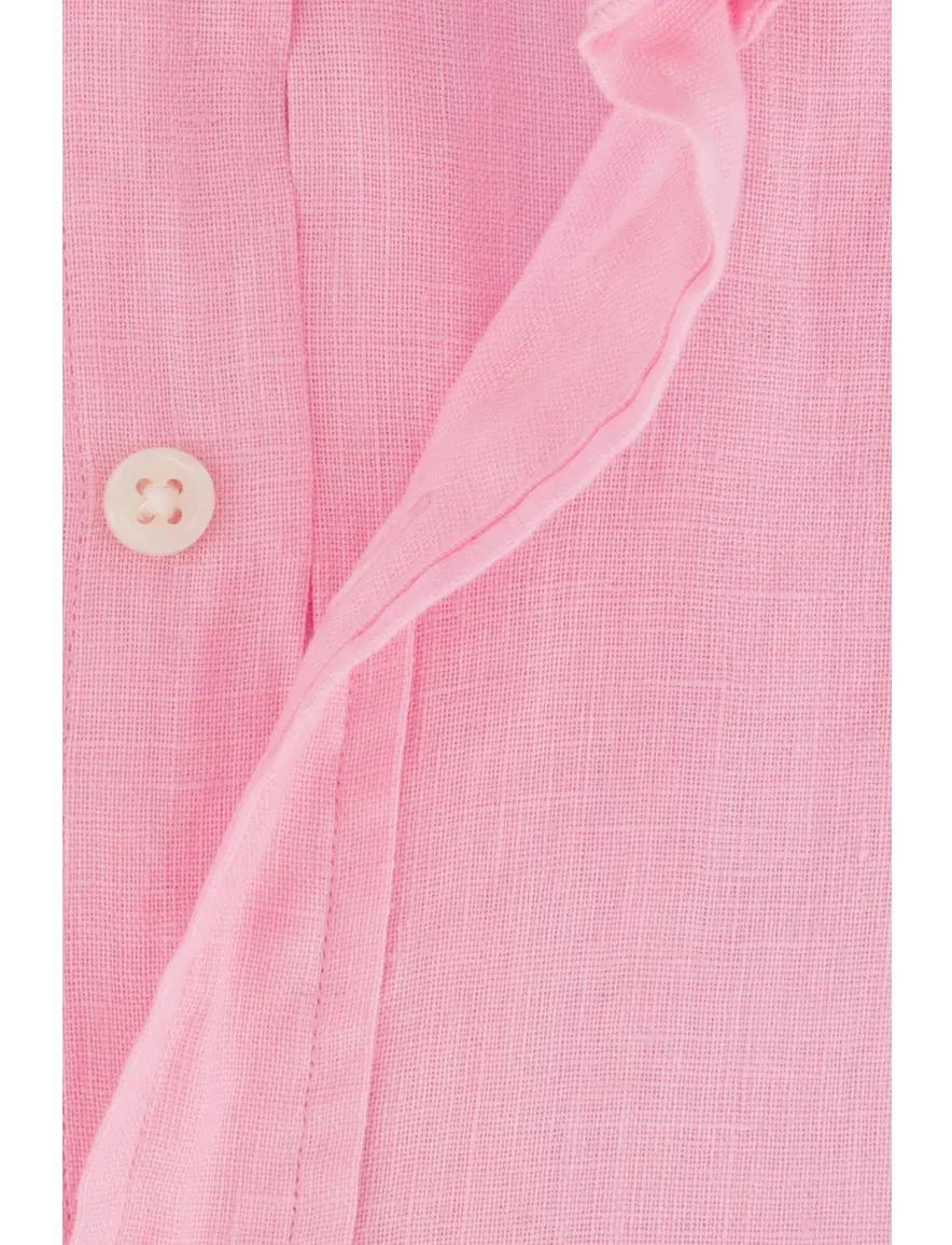 Polo Ralph Lauren overhemd roze linnen