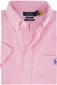 Polo Ralph Lauren overhemd korte mouw roze borstzak