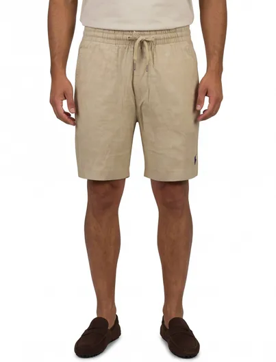Polo Ralph Lauren Polo Ralph Lauren bermuda beige wijde fit linnen