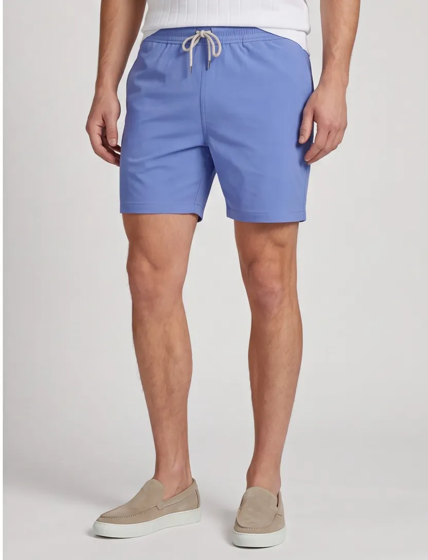 zwembroek Polo Ralph Lauren Slim Fit lichtblauw