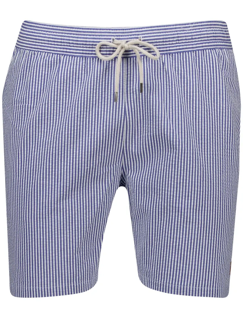 Zwemshort Polo Ralph Lauren blauw gestreept normale fit