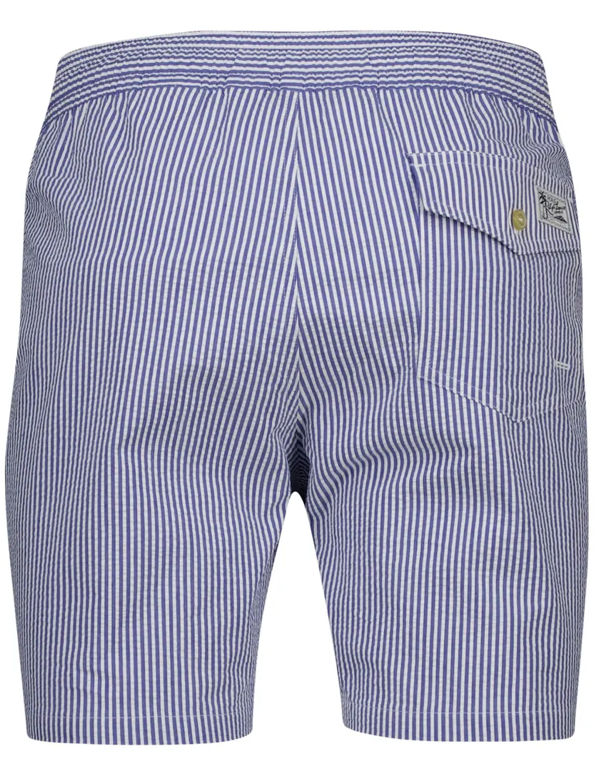 Zwemshort Polo Ralph Lauren blauw gestreept normale fit