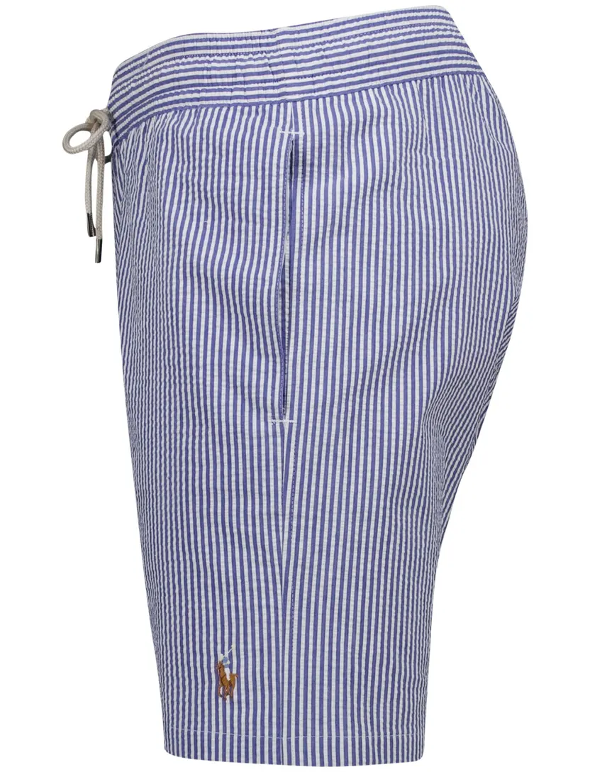 Zwemshort Polo Ralph Lauren blauw gestreept normale fit