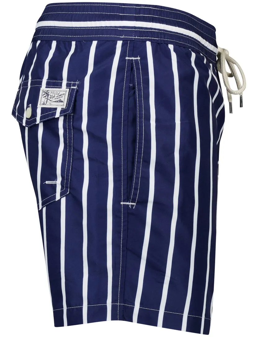 Polo Ralph Lauren zwemshort gestreept donkerblauw