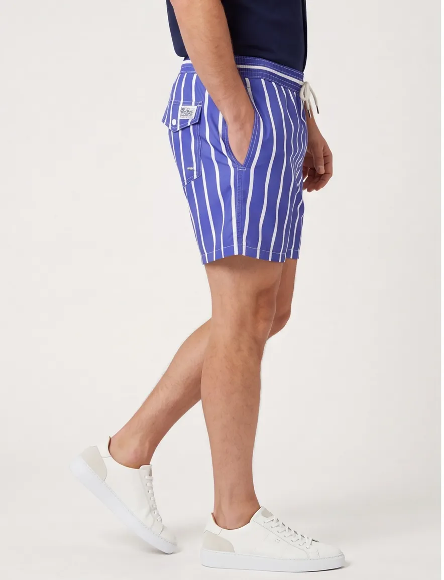 Polo Ralph Lauren zwembroek blauw gestreept